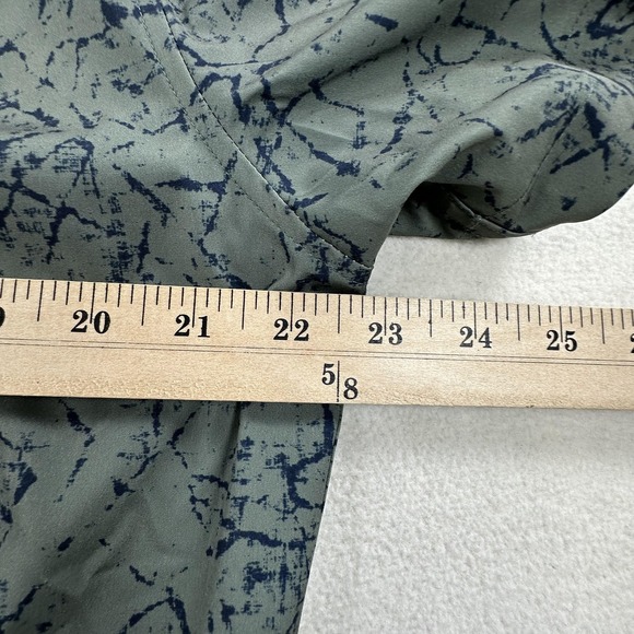 7 Diamonds Shirt Mens Large Green Timeless Melody 4-Way Stretch Short Sleeve - Picture 9 of 11